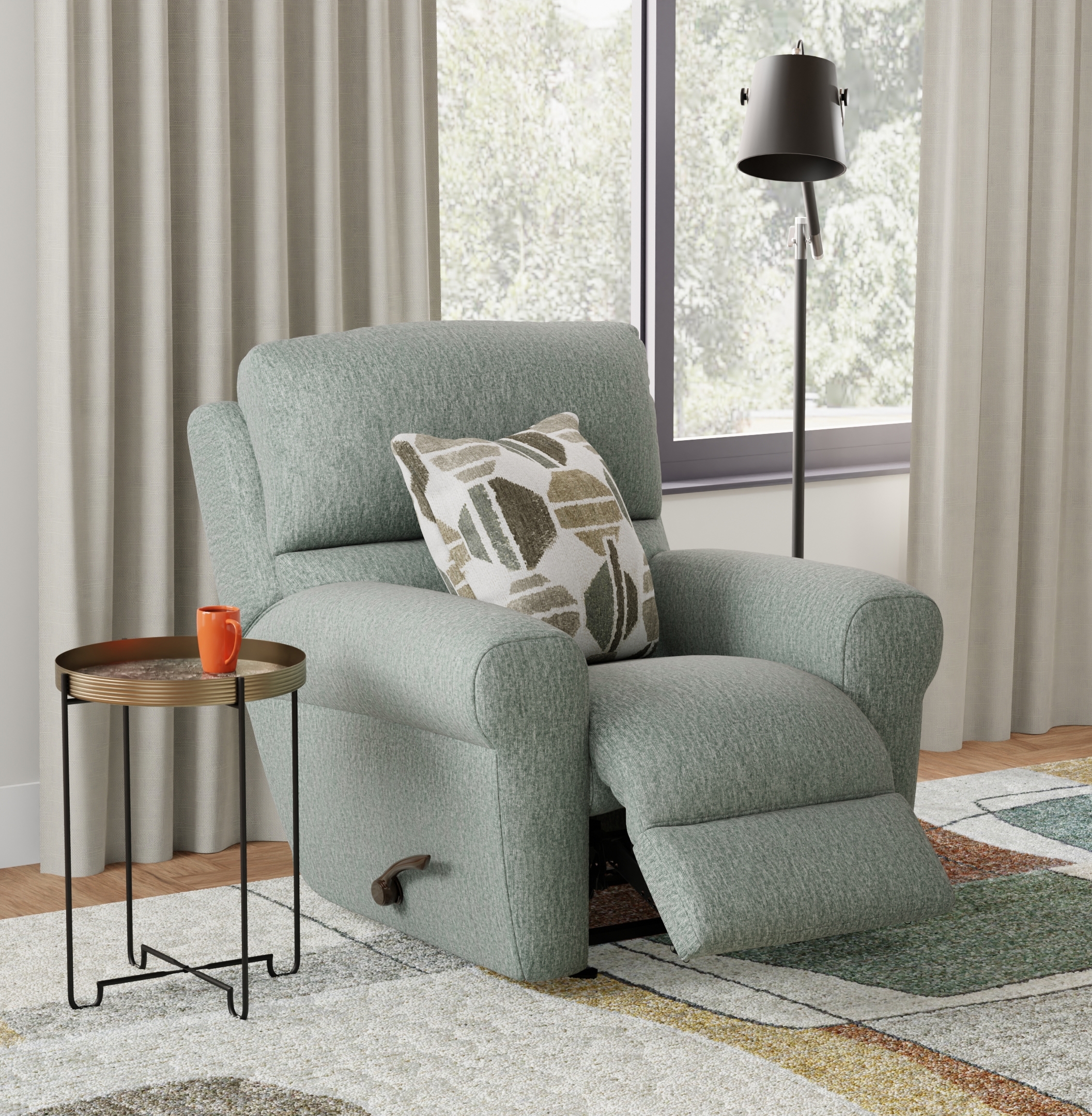 Catnapper Kellen Lay Flat Manual Glider Recliner