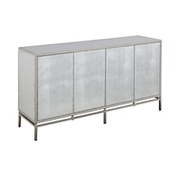 Contemporary Four Door Credenza