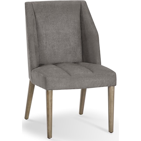 Brodie Chair in Gray Denim