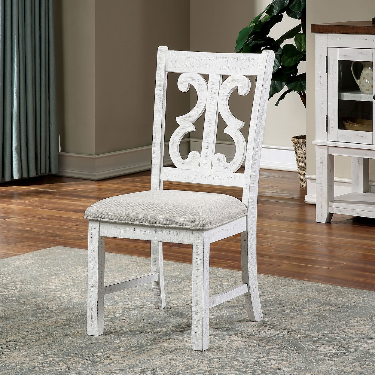 Furniture of America Auletta Set of Side Chairs