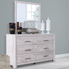 New Classic Furniture Biscayne Dresser/Mirror Set