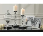 Signature Design by Ashley Accents 5-Piece Diella Silver Finish Accessory Set