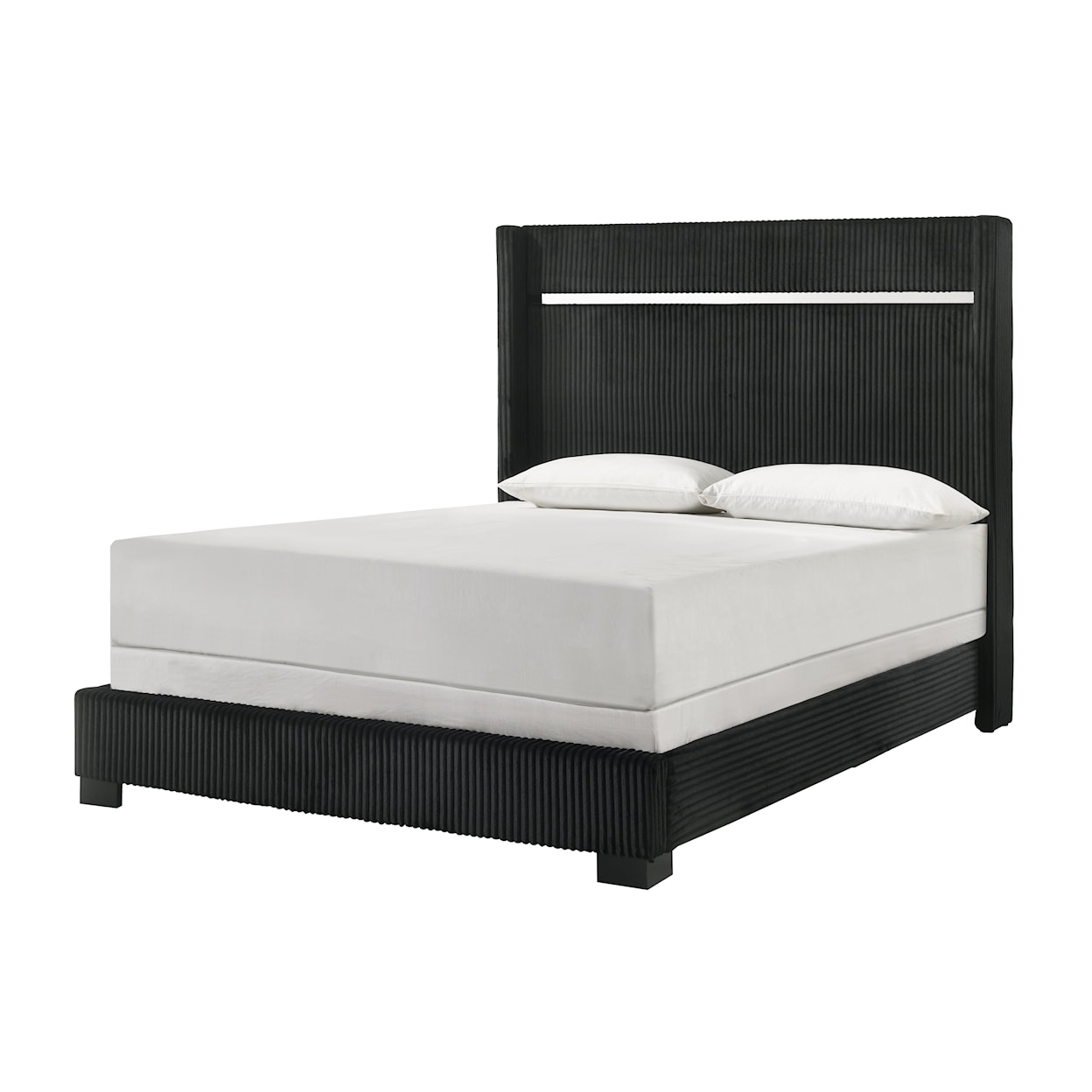 Crown Mark GENNRO Upholstered Bed - Queen