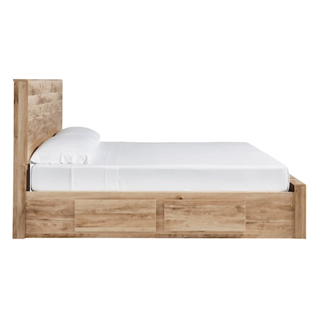 King Storage Bed w/ 6 Drawers