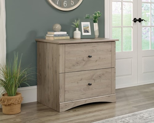 Transitional Two-Drawer Lateral File Cabinet