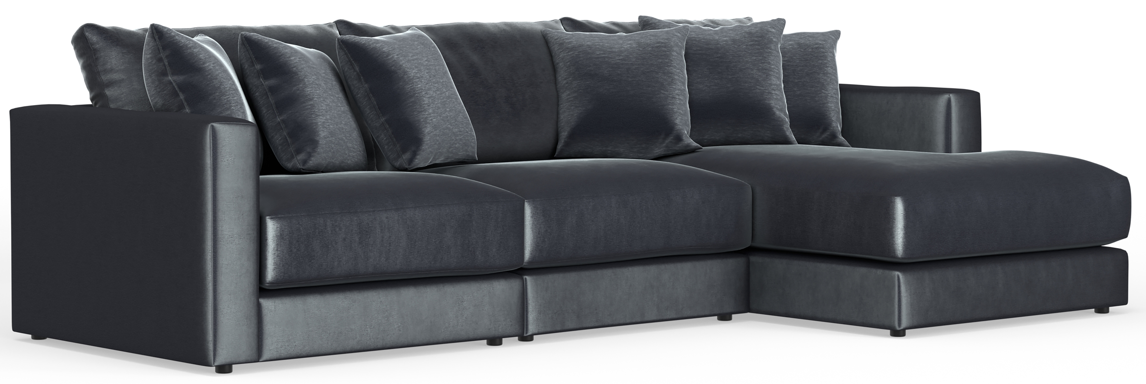 3-Piece Sectional Sofa with Chaise