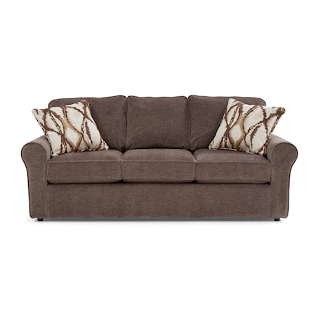 Queen Sleeper Sofa w/ Memory Foam Mattress