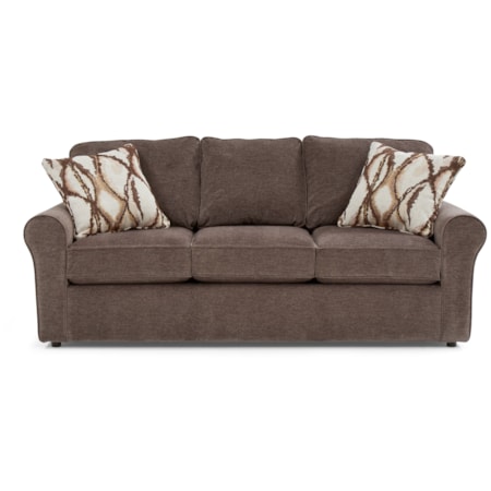 Queen Sleeper Sofa w/ Memory Foam Mattress