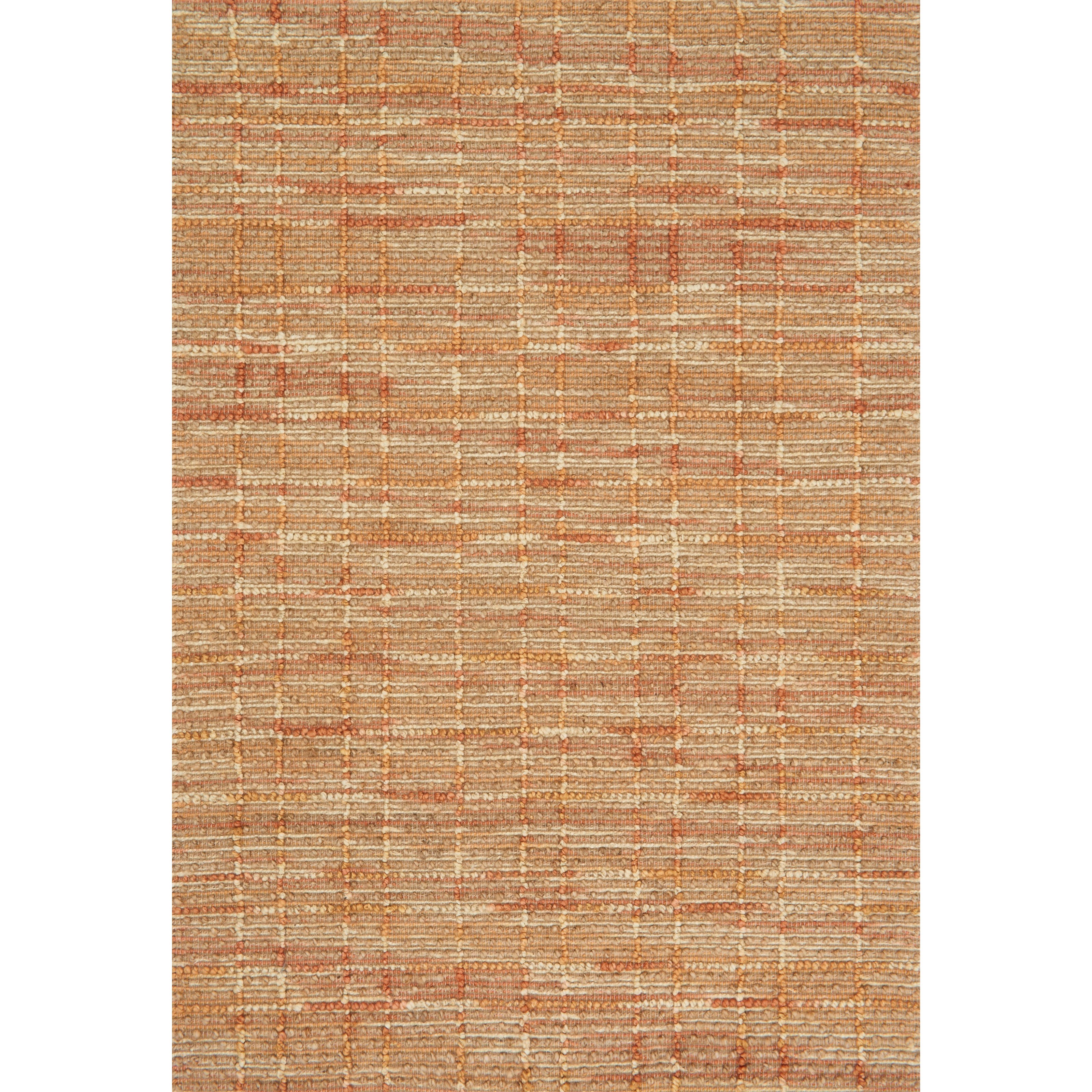 1'6" x 1'6"  Tangerine Rug