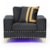 Global Furniture 98 Contemporary Accent Chair with LED Lighting and USB Port