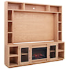 Aspenhome Paige Entertainment Fireplace Console and Hutch