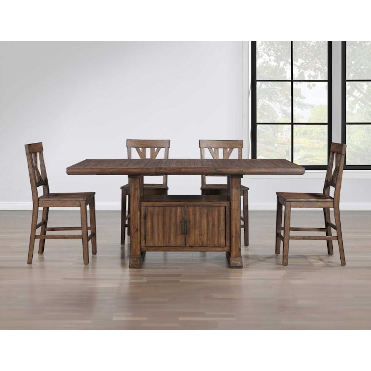 Steve Silver Auburn 5-Piece Counter Dining Set