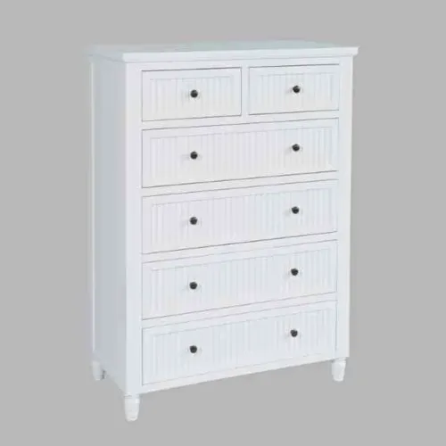 Transitional 6-Drawer Bedroom Chest