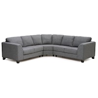 Juno Contemporary 5-Seat Curved Sectional Sofa