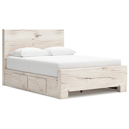 Queen Panel Bed With Storage