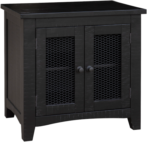 Farmhouse 2-Door Large End Table
