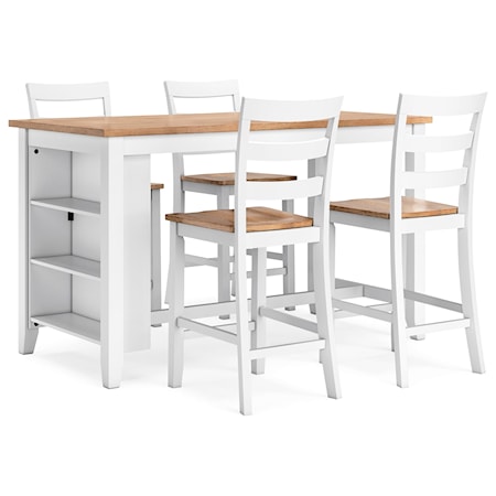 5-Piece Counter Height Dining Table