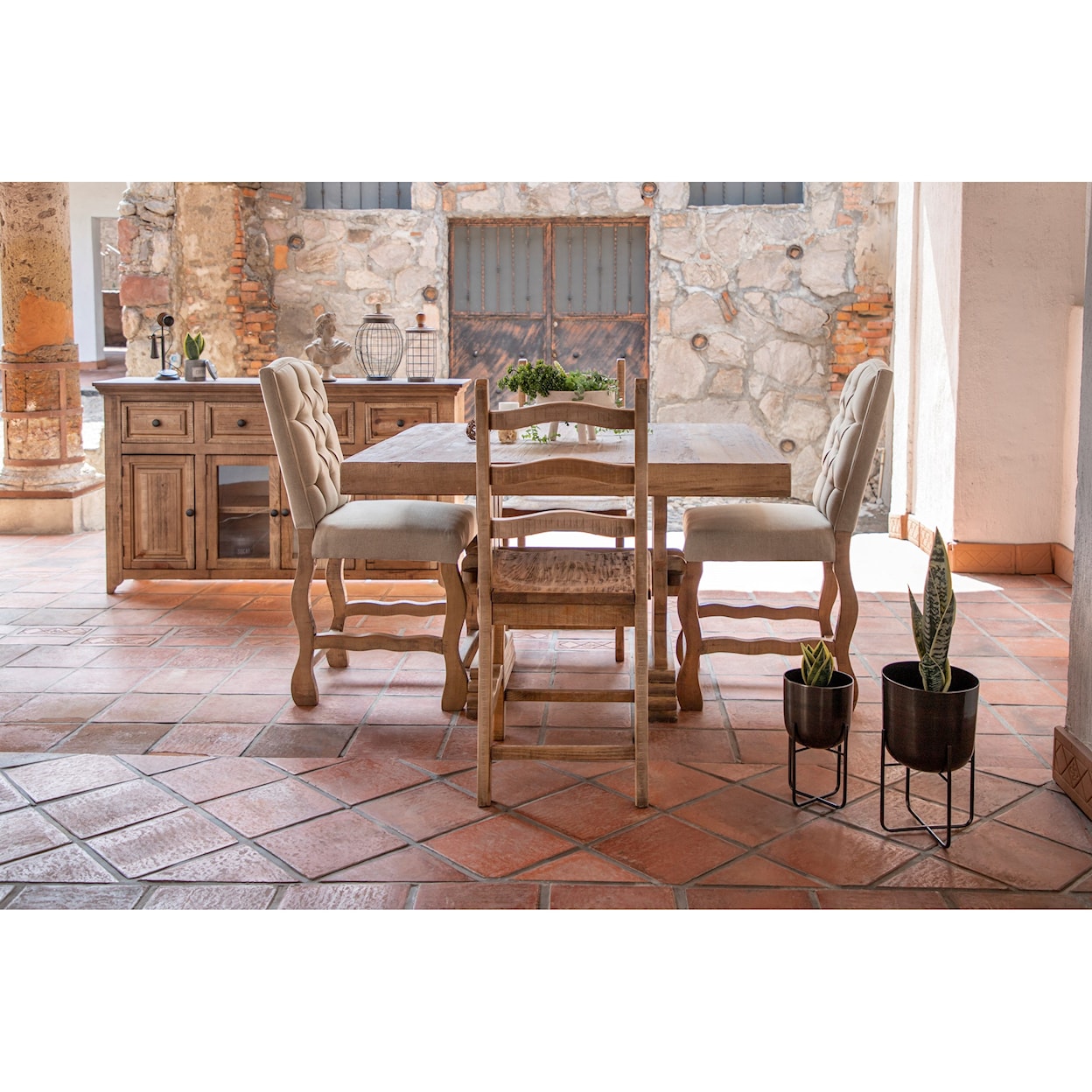 IFD International Furniture Direct Marquez Table and Chair Set