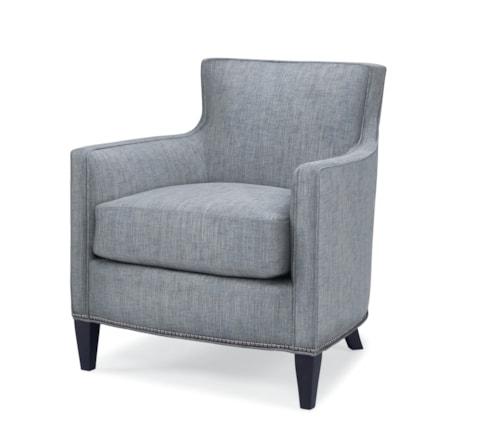 Contemporary Massey Chair with Nailheads