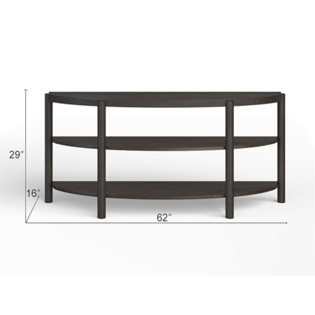 3-Shelf Sofa Table