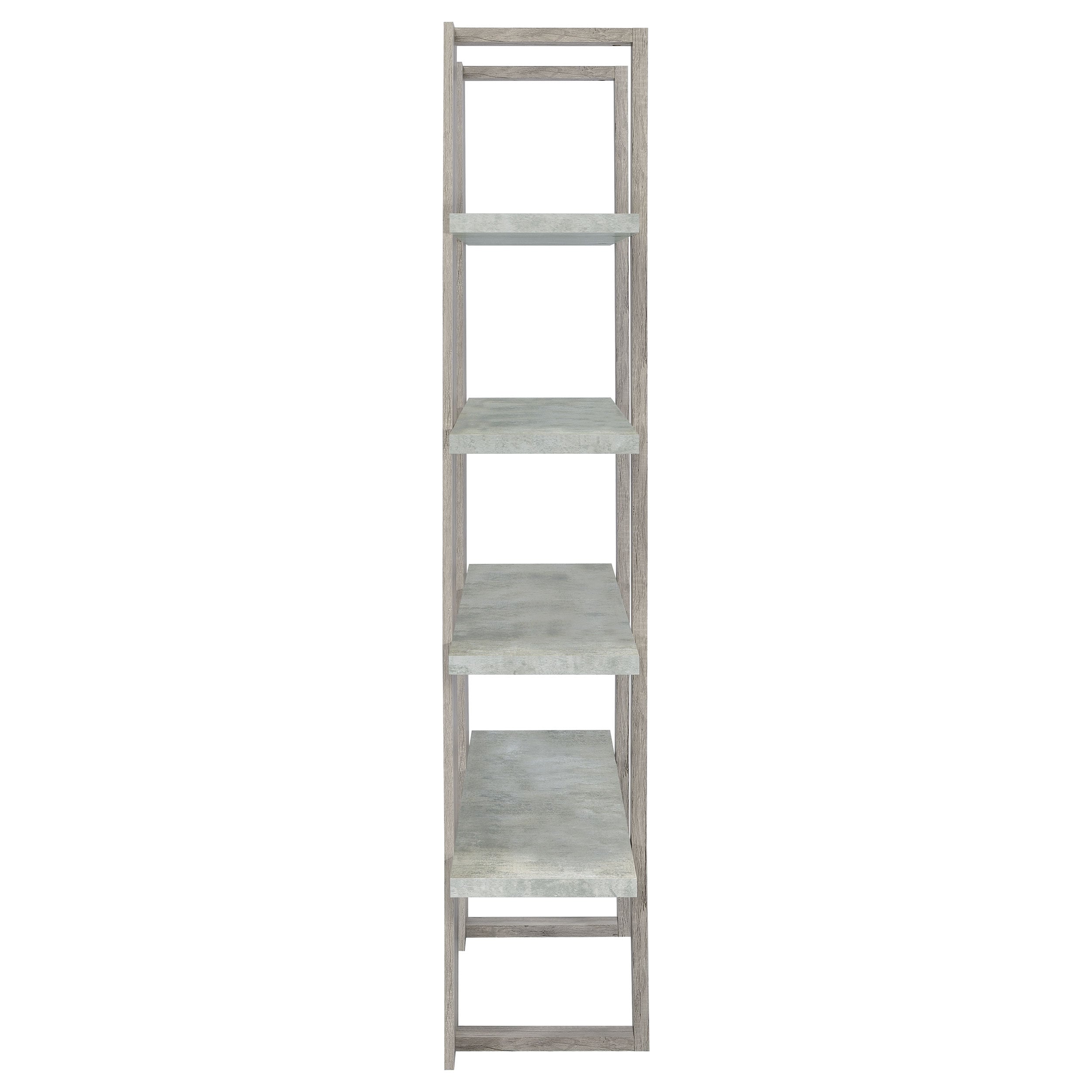 Coaster Danbrook Danbrook 4-shelf Bookshelf and Cement