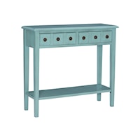 38 inch Console Teal