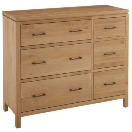 Generations 6 Drawer Combo Dresser