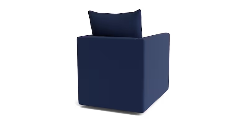 Bassett Beckham Outdoor Outdoor Upholstered Thin Arm Swivel Chair