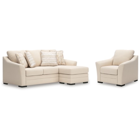 Sofa Chaise And Chair