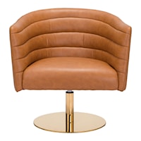 Justin Accent Chair Brown