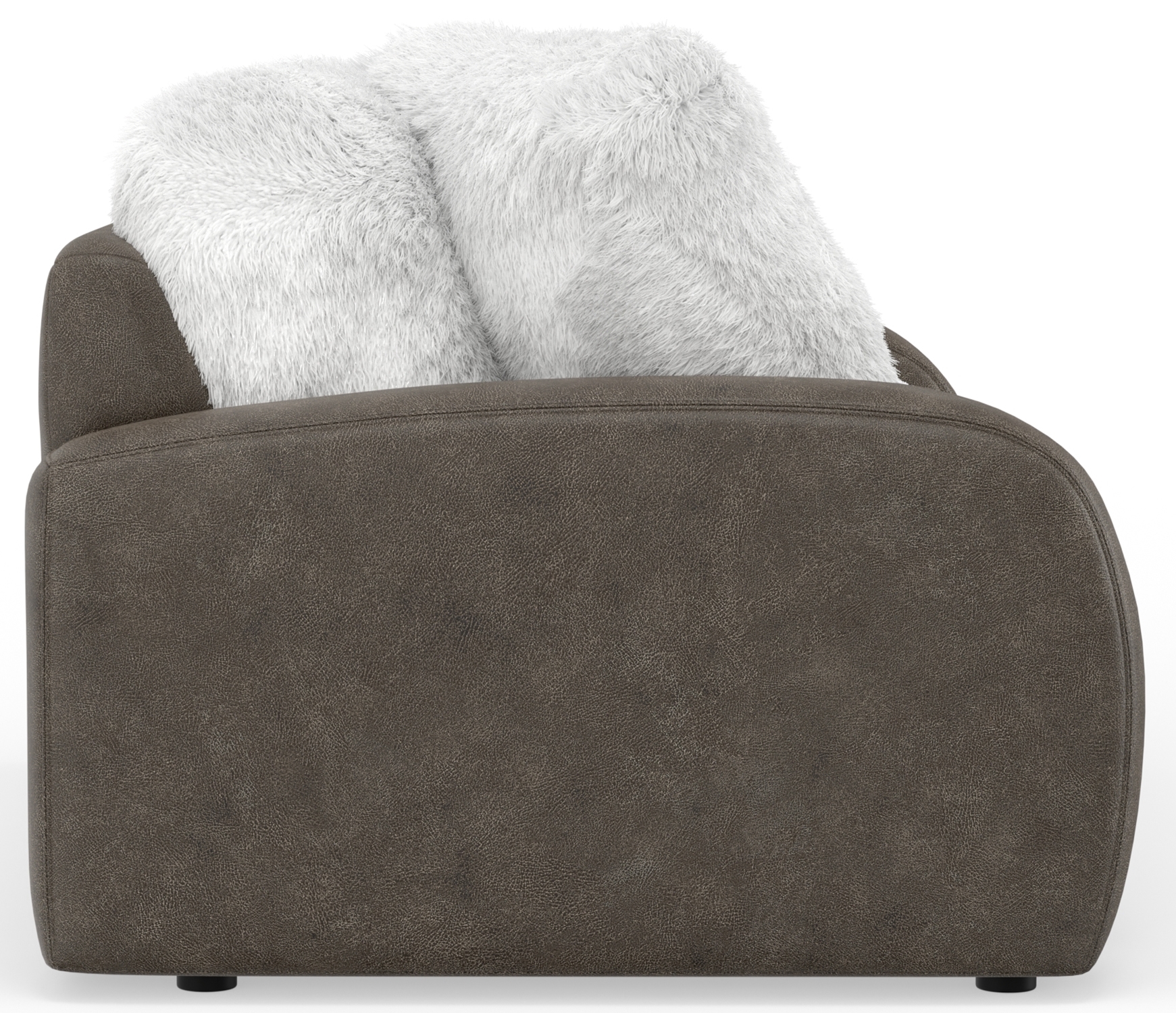 Jackson Furniture Snowball Faux Fur Loveseat