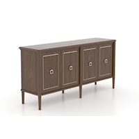 Transitional Customizable 4-Door Buffet