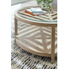 Aspenhome Maddox Round Cocktail Table