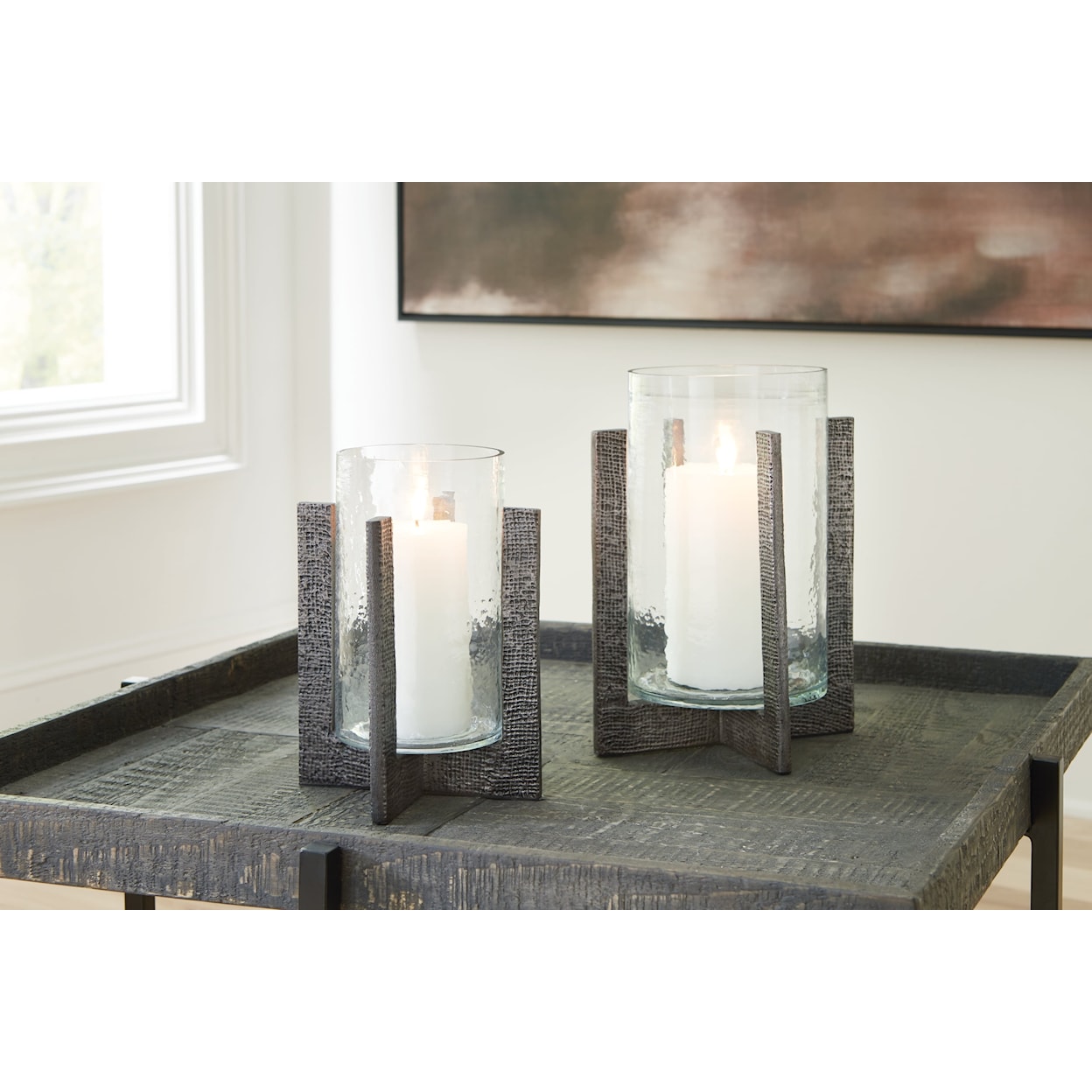 Signature Design Garekton Candle Holder (Set of 2)