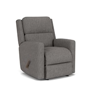 Transitional Recliner with Track Arms