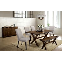 Rustic 6-Piece Dining Set