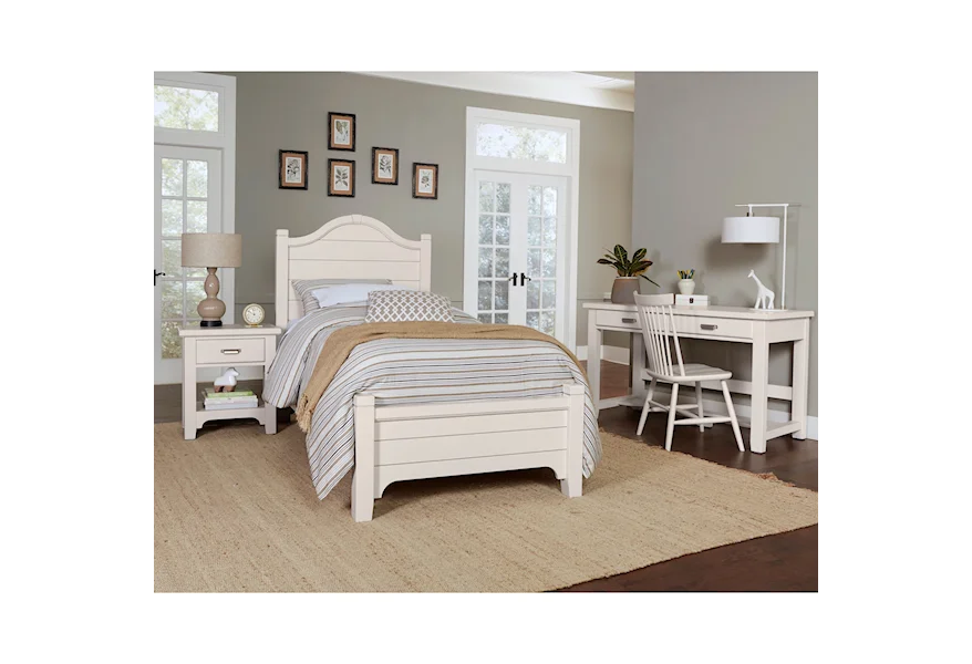 Bungalow Twin Bedroom Group by Laurel Mercantile Co. at Z & R Furniture