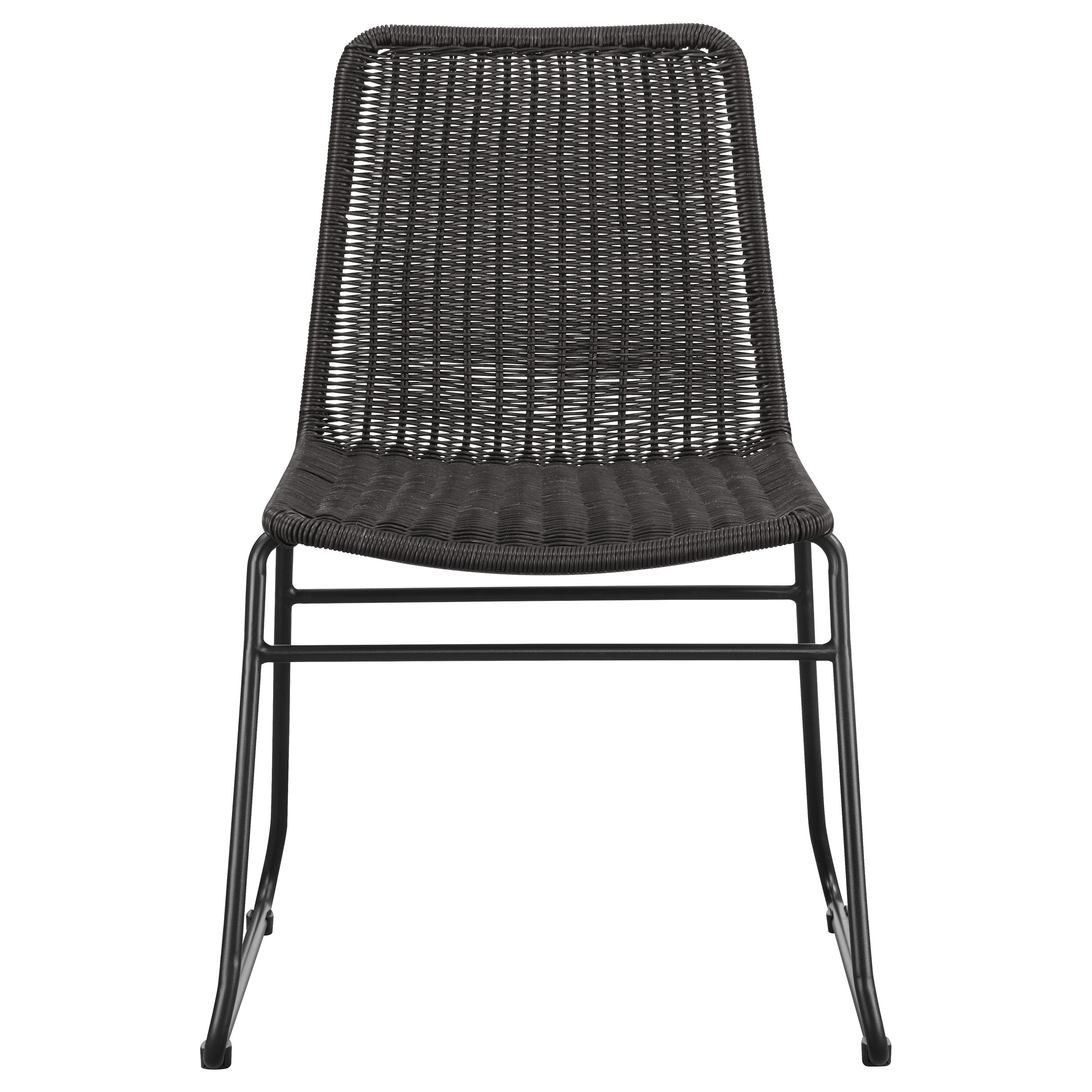 Dacy Faux Rattan Dining Side Chair