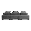 Moe's Home Collection Tumble Tumble Lounge Modular Sectional Charcoal