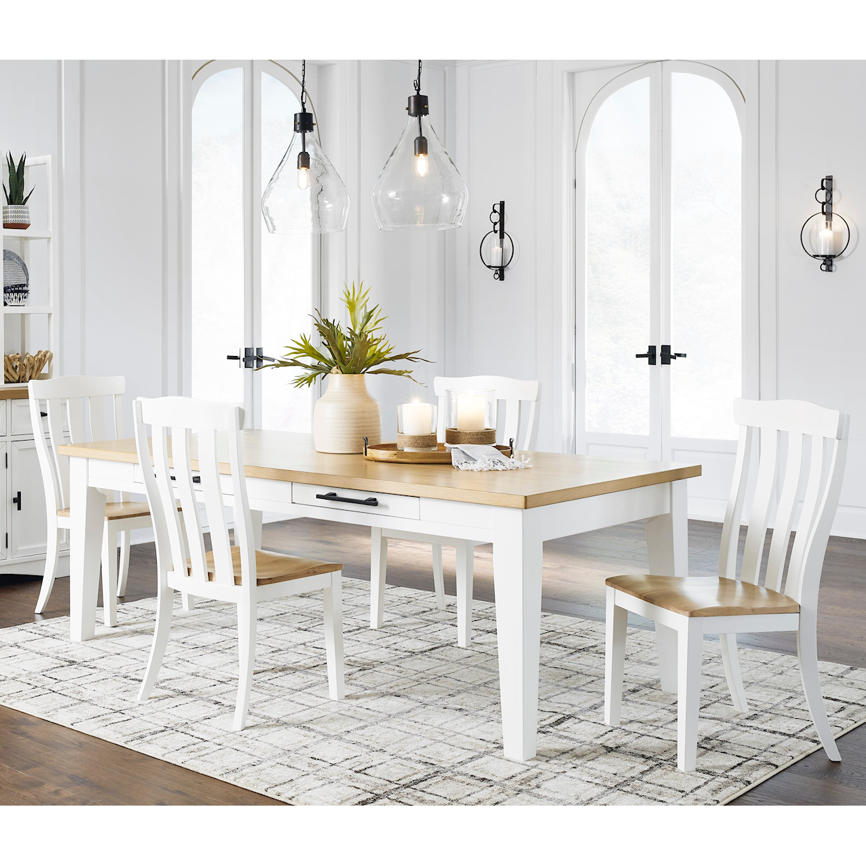 Signature Design By Ashley Ashbryn D844 25x1 D844 01x4 5 Piece Dining signature-design-by-ashley-ashbryn-d844-25x1-d844-01x4-5-piece-dining