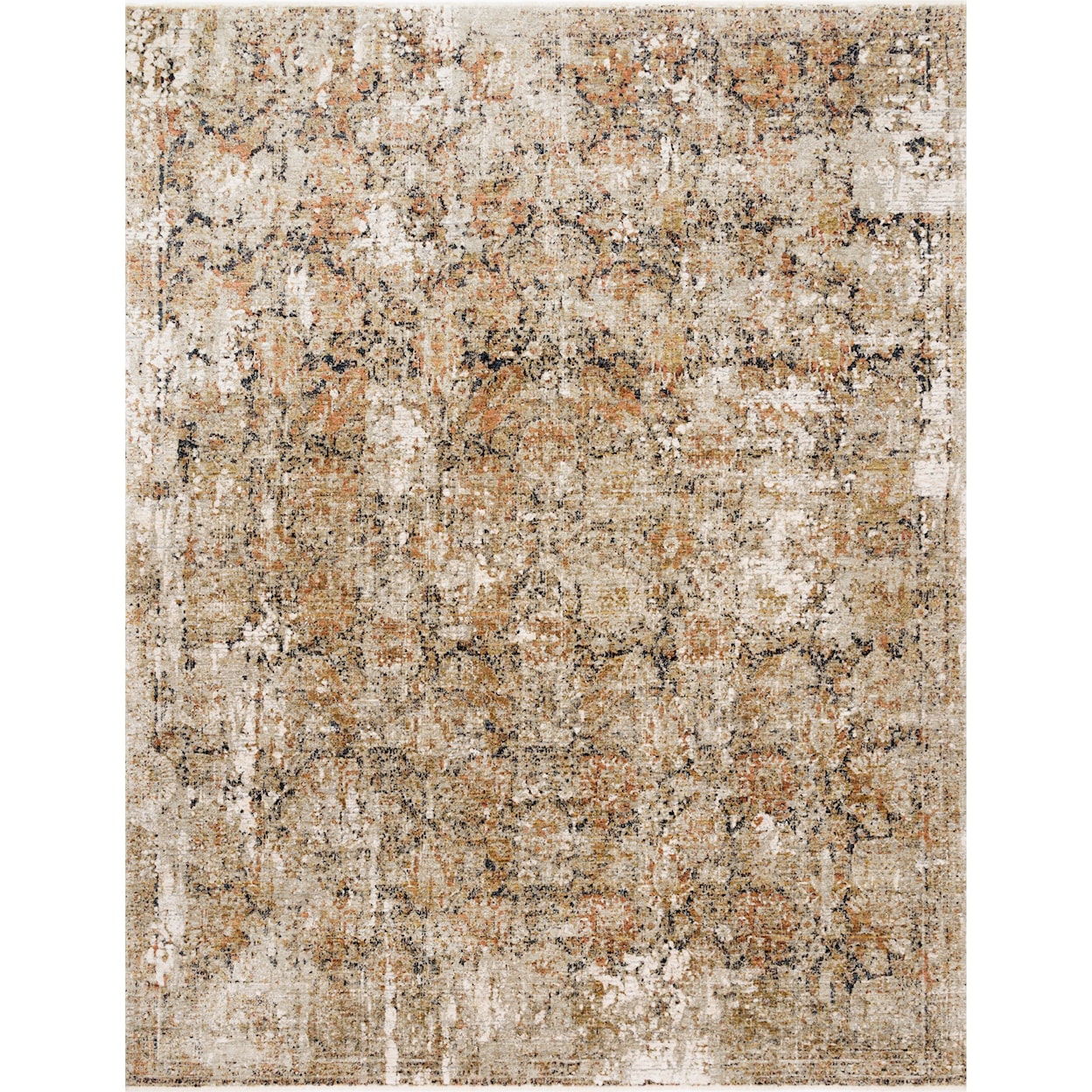 Reeds Rugs Theia 2'10" x 10' Taupe / Gold Rug