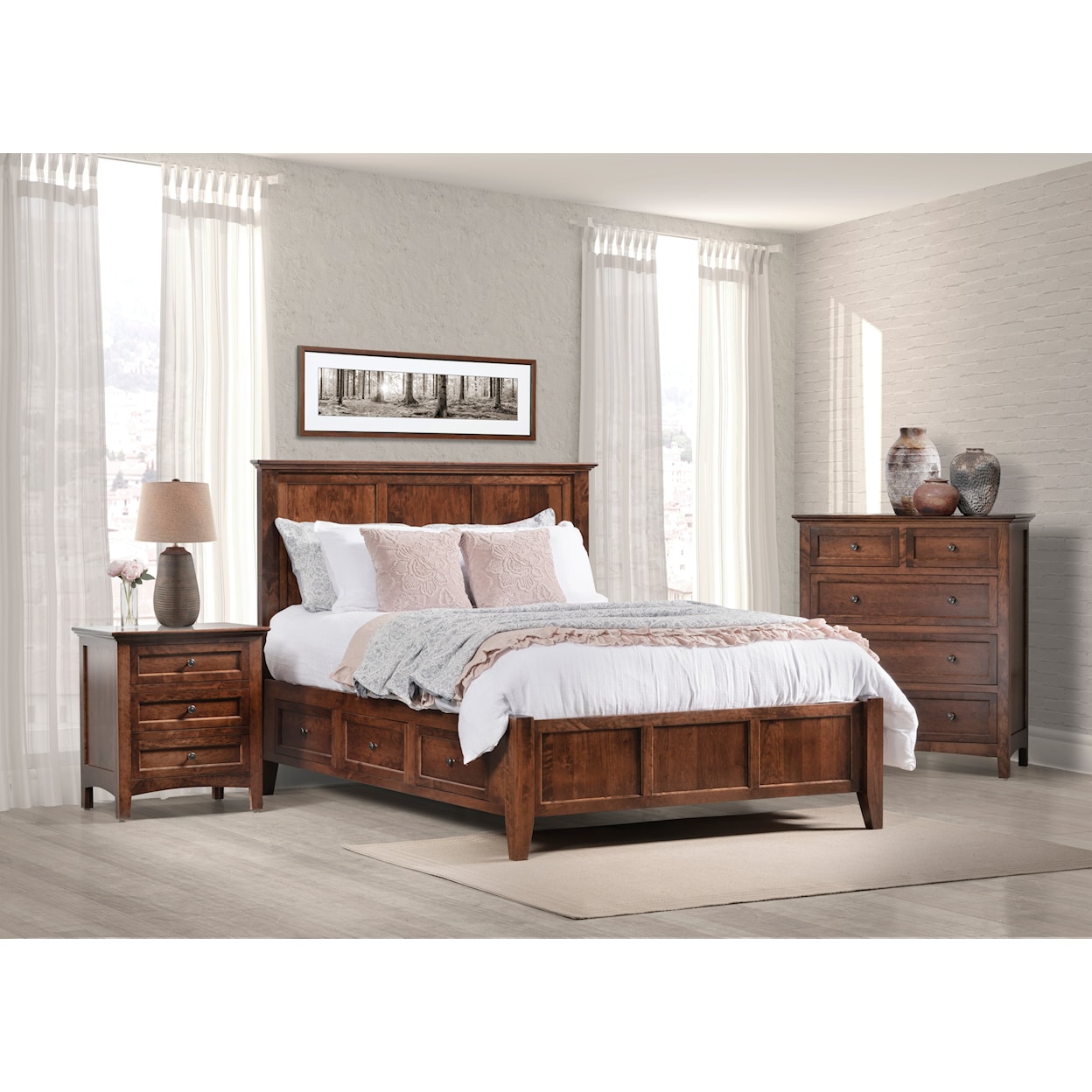 Millcraft Albany 3-Piece California King Bedroom Group