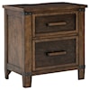 Ashley Furniture Benchcraft Wyattfield 2-Drawer Nightstand