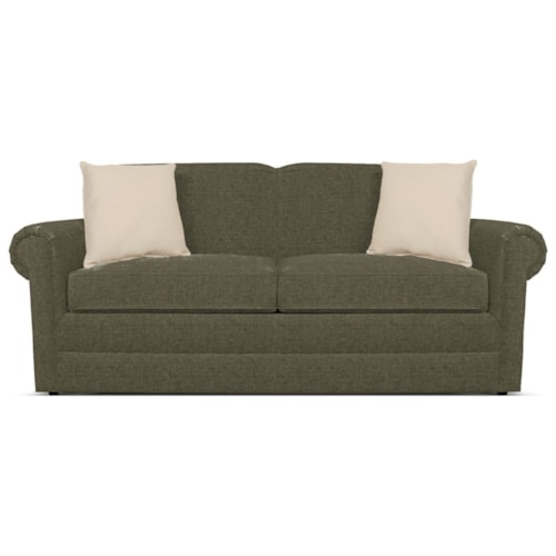 Casual Full Sleeper Loveseat with Innerspring Mattress