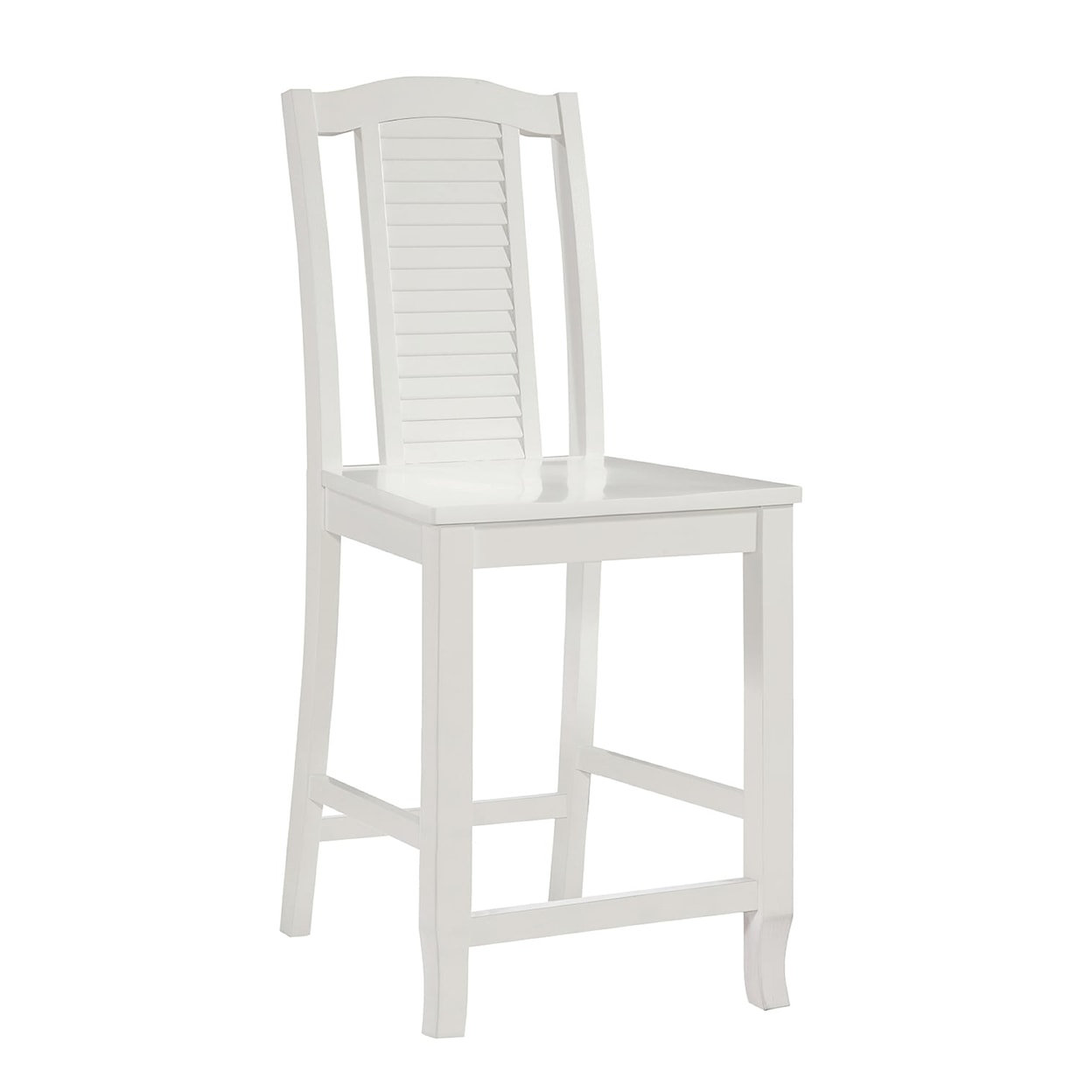 John Thomas Hampton Seaside Stool (RTA) in Pure White