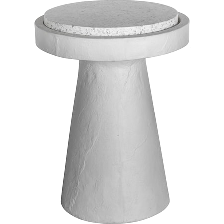 Book Accent Table White