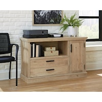 Farmhouse Office Credenza with File Drawer