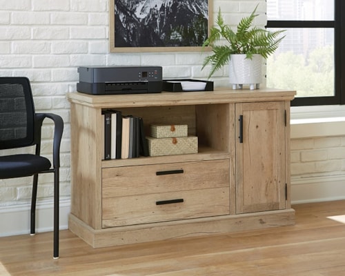 Farmhouse Office Credenza with File Drawer