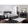 Signature Design Kaydell King Uph Storage Bed with LED Lighting