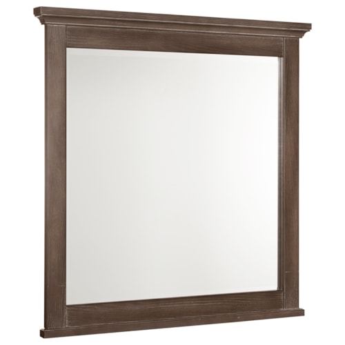 Transitional Landscape Beveled Mirror